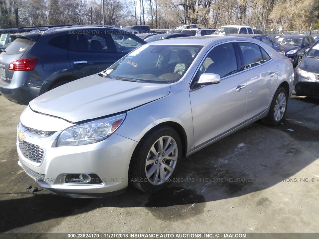 1G11E5SA6GF147898 - 2016 CHEVROLET MALIBU LIMITED LTZ SILVER photo 2