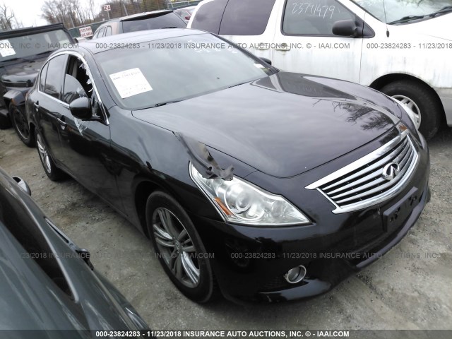 JN1CV6AR4DM351218 - 2013 INFINITI G37 BLACK photo 1