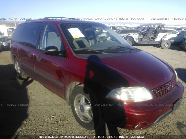 2FMZA51412BA43861 - 2002 FORD WINDSTAR LX BURGUNDY photo 6