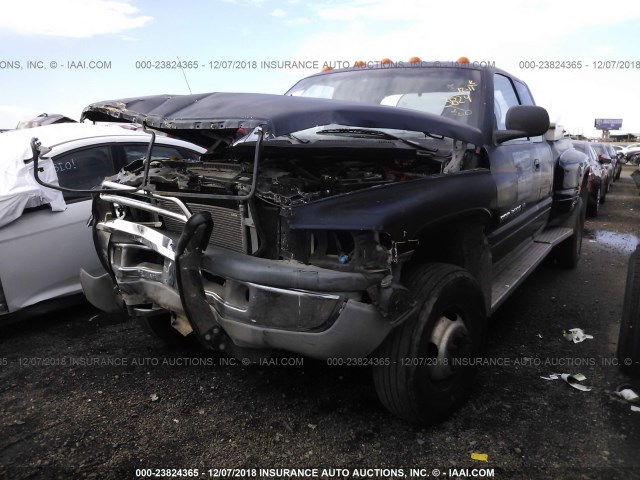 1B7MF33W9XJ606225 - 1999 DODGE RAM 3500 BLACK photo 2