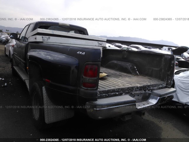 1B7MF33W9XJ606225 - 1999 DODGE RAM 3500 BLACK photo 3