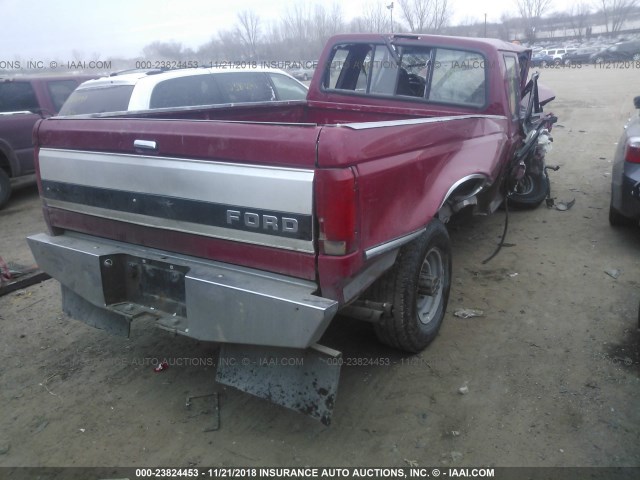 1FTHX26G5RKA89581 - 1994 FORD F250 RED photo 4