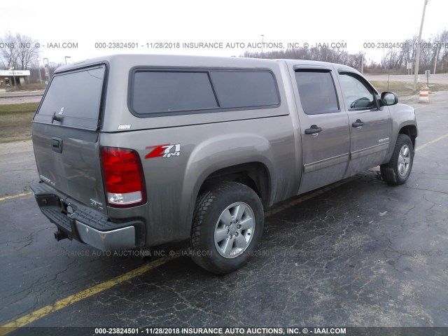 3GTP2VE79CG216313 - 2012 GMC SIERRA K1500 SLE BROWN photo 4