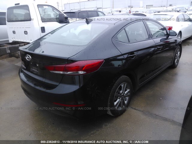 5NPD84LF2JH294295 - 2018 HYUNDAI ELANTRA SEL/VALUE/LIMITED BLACK photo 4