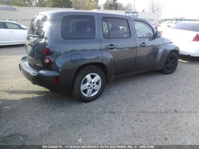 3GNBABFW5BS646442 - 2011 CHEVROLET HHR LT GRAY photo 4