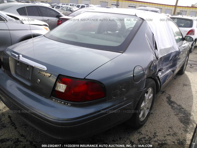 1MEFM55S7YA604638 - 2000 MERCURY SABLE LS PREMIUM BLUE photo 4