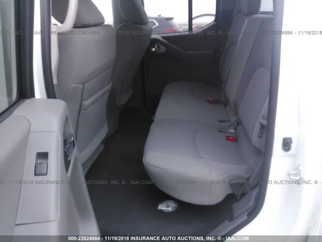 1N6AD0ER5JN765190 - 2018 NISSAN FRONTIER S/SV/SL/PRO-4X WHITE photo 8