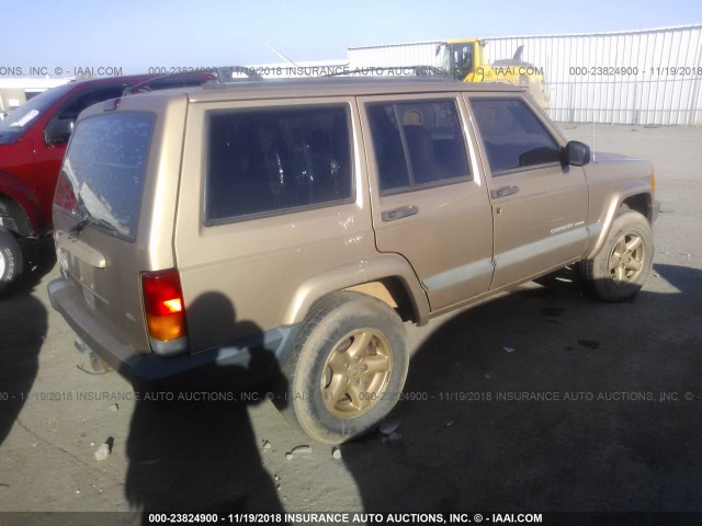 1J4FT68S7XL510052 - 1999 JEEP CHEROKEE SPORT/CLASSIC შამპანური ფოტო 4
