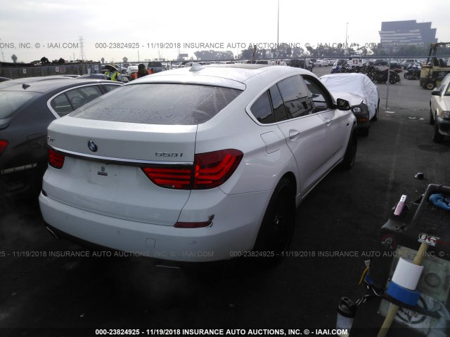 WBASN4C58AC208858 - 2010 BMW 550 GT WHITE photo 4