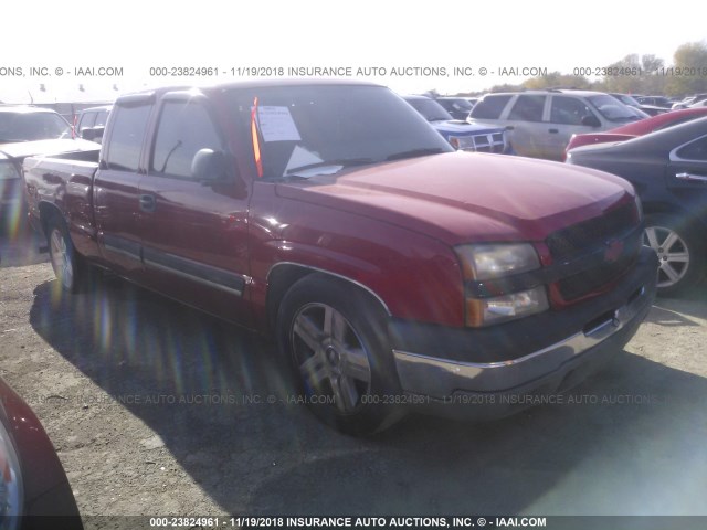 1GCEC19V94Z121094 - 2004 CHEVROLET SILVERADO C1500 RED photo 1