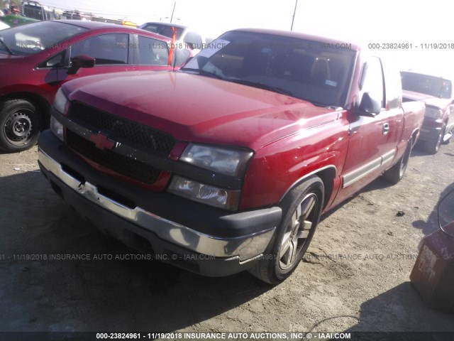 1GCEC19V94Z121094 - 2004 CHEVROLET SILVERADO C1500 RED photo 2