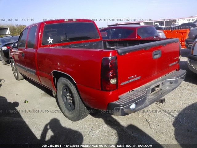 1GCEC19V94Z121094 - 2004 CHEVROLET SILVERADO C1500 RED photo 3