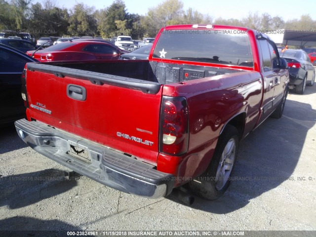 1GCEC19V94Z121094 - 2004 CHEVROLET SILVERADO C1500 RED photo 4