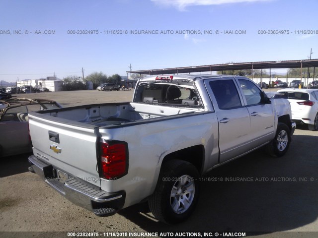 3GCPCREH7FG118382 - 2015 CHEVROLET SILVERADO C1500 LT SILVER photo 4