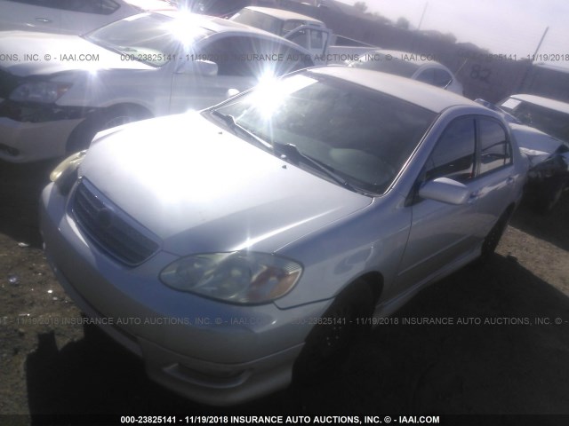 1NXBR32E35Z544545 - 2005 TOYOTA COROLLA CE/LE/S SILVER photo 2