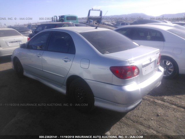 1NXBR32E35Z544545 - 2005 TOYOTA COROLLA CE/LE/S SILVER photo 3