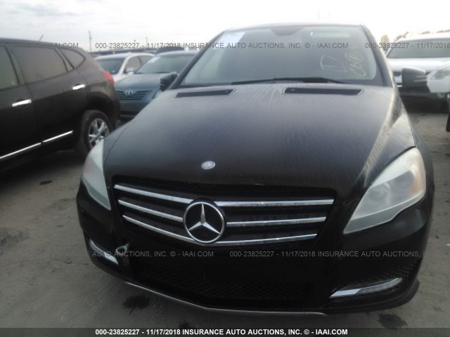 4JGCB5HE5CA139958 - 2012 MERCEDES-BENZ R 350 4MATIC BLACK photo 6