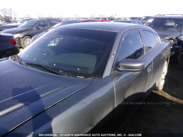 2C3CDXAT6CH316316 - 2012 DODGE CHARGER GRAY photo 6
