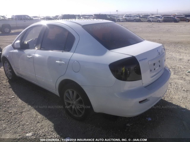 JS2YC5A21B6301809 - 2011 SUZUKI SX4 LE WHITE photo 3