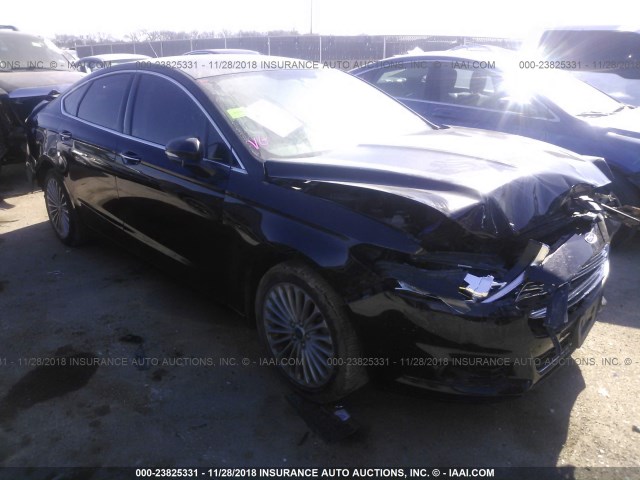 3FA6P0K9XGR390400 - 2016 FORD FUSION TITANIUM BLACK photo 1