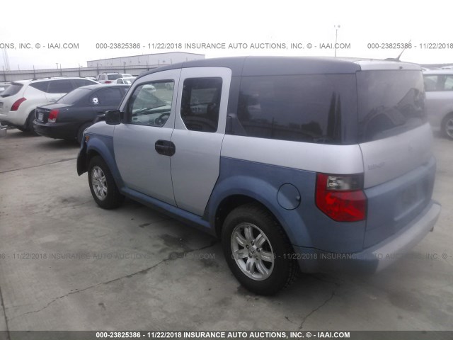 5J6YH18626L016177 - 2006 HONDA ELEMENT EX SILVER photo 3