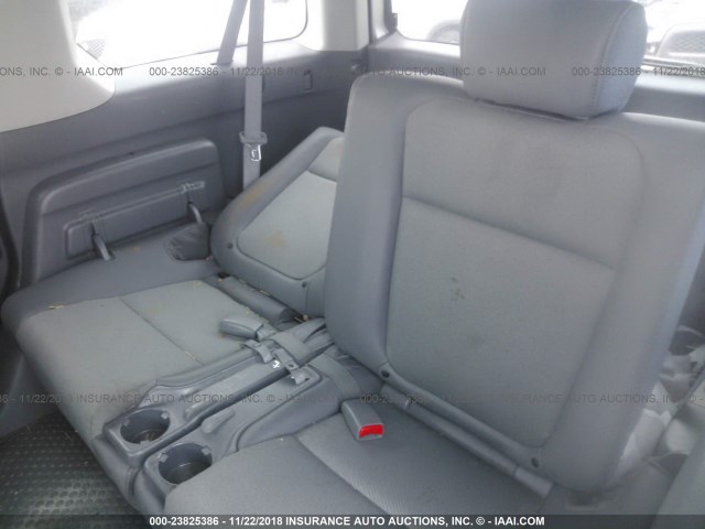 5J6YH18626L016177 - 2006 HONDA ELEMENT EX SILVER photo 8