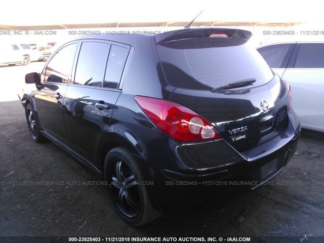 3N1BC1CP3AL457648 - 2010 NISSAN VERSA S/SL BLACK photo 3