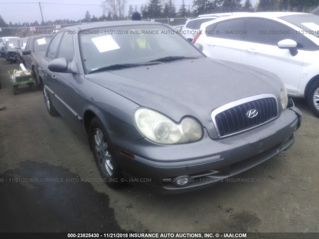 KMHWF35H84A058183 - 2004 HYUNDAI SONATA GLS/LX GRAY photo 1