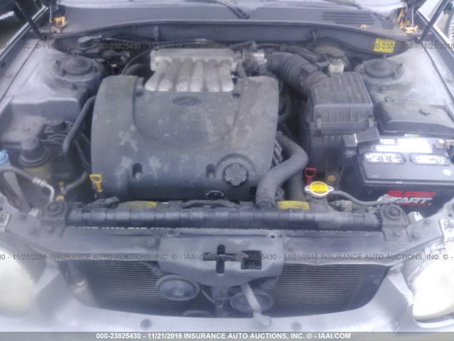 KMHWF35H84A058183 - 2004 HYUNDAI SONATA GLS/LX GRAY photo 10