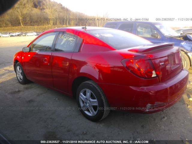 1G8AN15F16Z106545 - 2006 SATURN ION LEVEL 2 RED photo 3