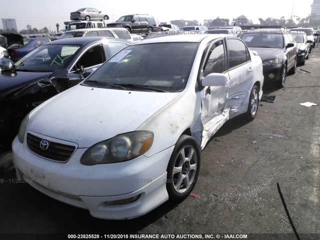 2T1BY32E36C552098 - 2006 TOYOTA COROLLA XRS WHITE photo 2