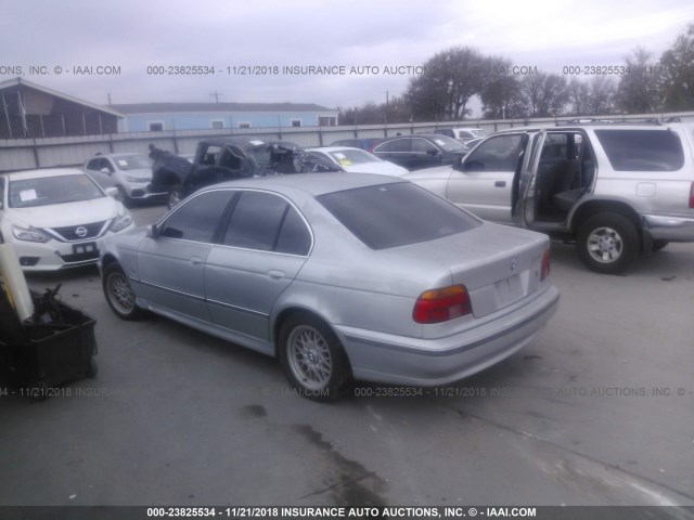 WBADM6346YGU06923 - 2000 BMW 528 I AUTOMATIC SILVER photo 3