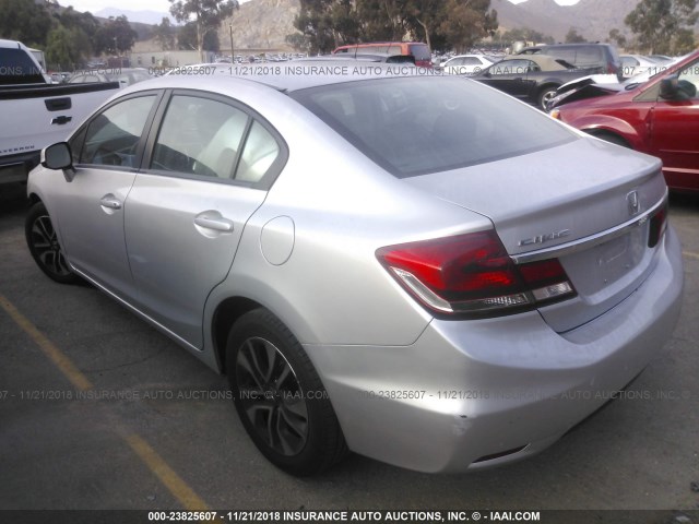 2HGFB2F99DH566831 - 2013 HONDA CIVIC EXL SILVER photo 3