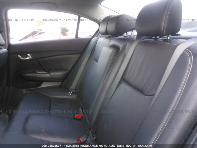 2HGFB2F99DH566831 - 2013 HONDA CIVIC EXL SILVER photo 8