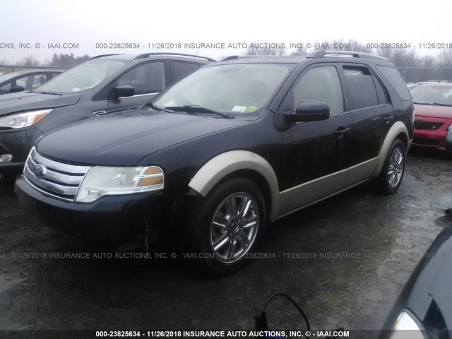 1FMDK08W78GA10687 - 2008 FORD TAURUS X EDDIE BAUER BLACK photo 2