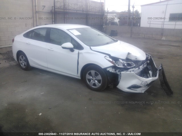 1G1BC5SM7J7218578 - 2018 CHEVROLET CRUZE LS WHITE photo 1