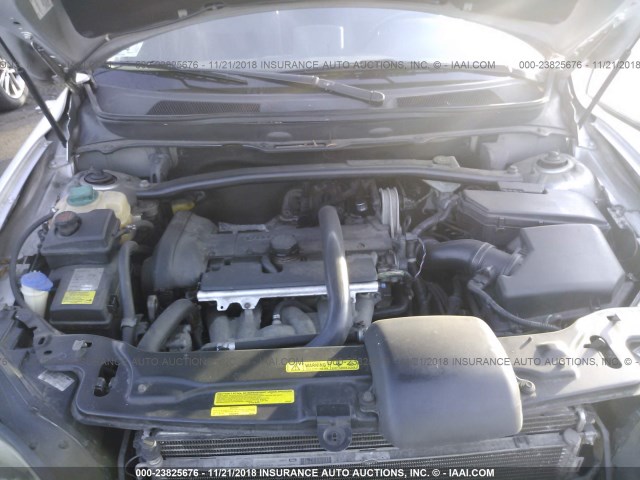 YV1CZ59H941066274 - 2004 VOLVO XC90 SILVER photo 10