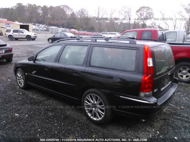 YV1SW592362585270 - 2006 VOLVO V70 2.5T BLACK photo 3