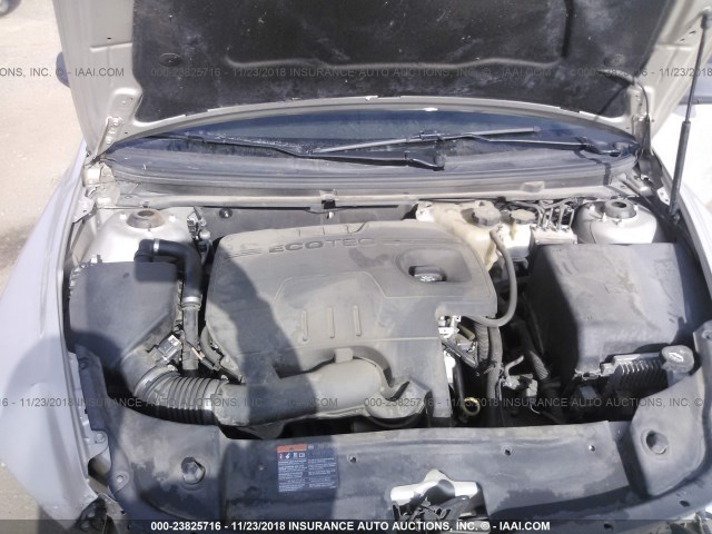 1G1ZA5E03CF339789 - 2012 CHEVROLET MALIBU LS GOLD photo 10