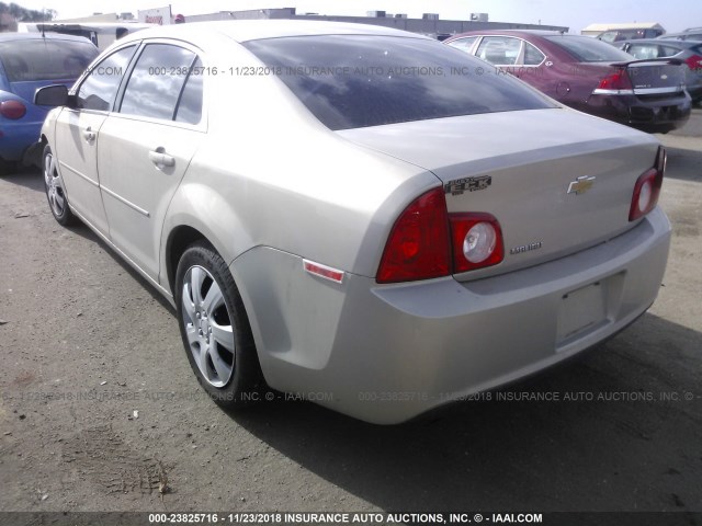 1G1ZA5E03CF339789 - 2012 CHEVROLET MALIBU LS GOLD photo 3