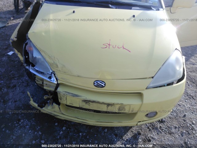 JS2RA41S235151625 - 2003 SUZUKI AERIO S/GS YELLOW photo 10