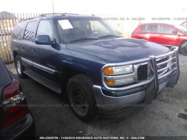 1GKFK16Z75J142853 - 2005 GMC YUKON XL K1500 BLUE photo 1