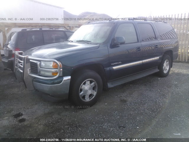 1GKFK16Z75J142853 - 2005 GMC YUKON XL K1500 BLUE photo 2