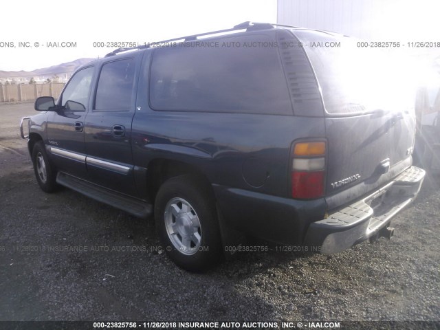 1GKFK16Z75J142853 - 2005 GMC YUKON XL K1500 BLUE photo 3