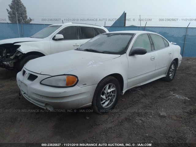 1G2NF52E03M743155 - 2003 PONTIAC GRAND AM SE1 WHITE photo 2