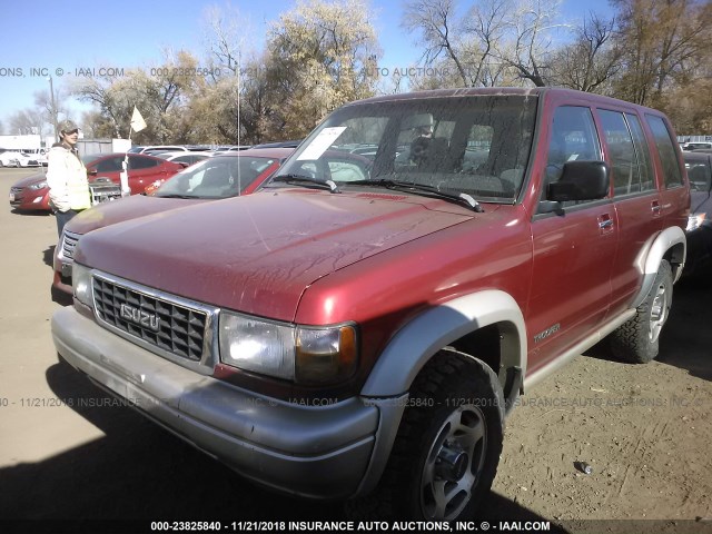 JACDJ58V0V7904911 - 1997 ISUZU TROOPER S/LS/LIMITED MAROON photo 2