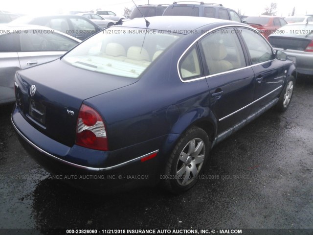 WVWRH63B62P034910 - 2002 VOLKSWAGEN PASSAT GLX 蓝色 照片 4