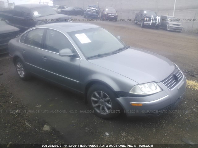 WVWPD63B04P257367 - 2004 VOLKSWAGEN PASSAT GLS SILVER photo 1