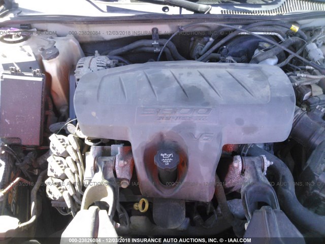 2G2WP552381114589 - 2008 PONTIAC GRAND PRIX SILVER photo 10