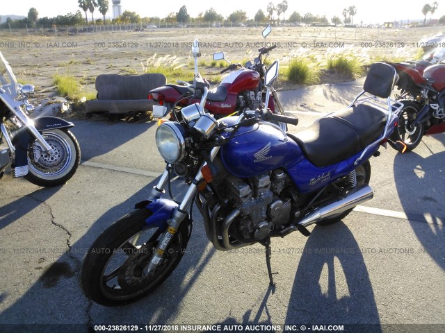 JH2RC3812PM200711 - 1993 HONDA CB750 BLUE photo 2